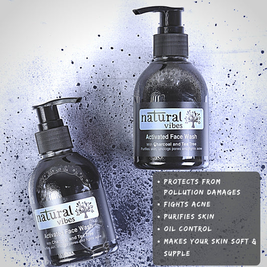 Activated Charcoal & Tea Tree Face Wash