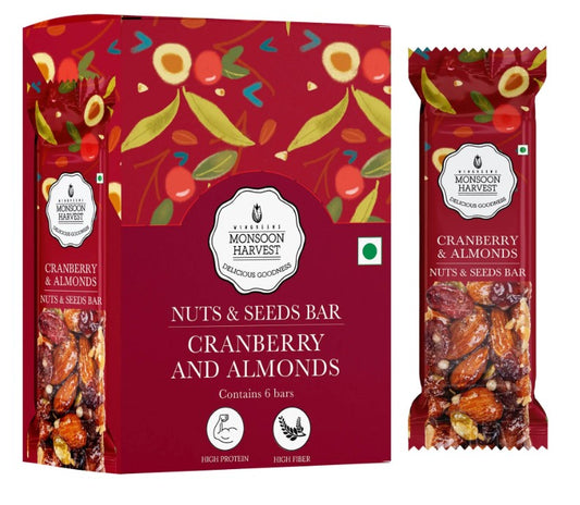 Nuts & Seeds Bar - Cranberry & Almond