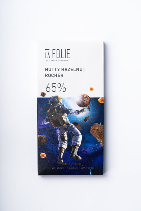 Nutty Hazelnut Rocher Chocolate 65%